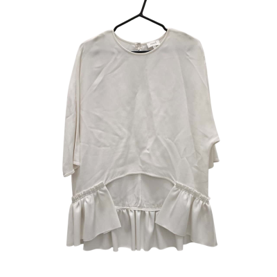 Seed Womens  Size 6 3/4 Sleeve Top Cream 