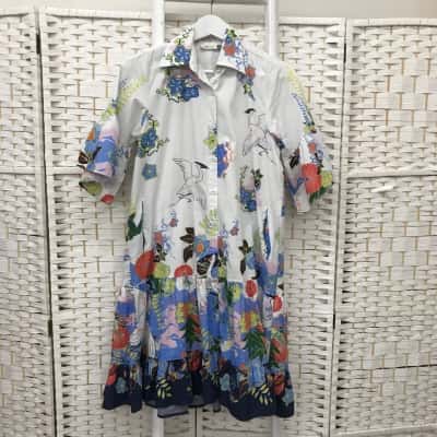  Maude vivante Womens Size S Shortsleeve Dress