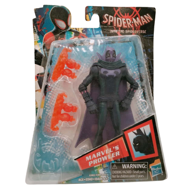 Marvel's Prowler Action Figure - Spider-man into Spider-verse  Hasbro 2018. Opened, no missing pieces.