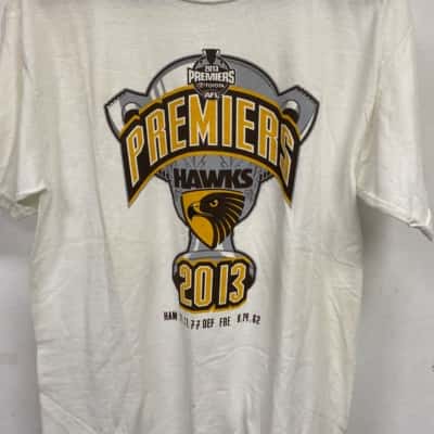 Hawthorn 2013 premiers Womens  Size 14 T-shirts White 
