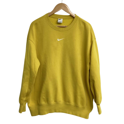Nike Womens  Size M Yellow Sweatshirt 