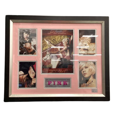 P!NK signed limited edition memorabilia (174/500 produced)