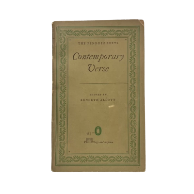 The Penguin Poets Contemporary Verse D12 1951 Second Edition Anthology