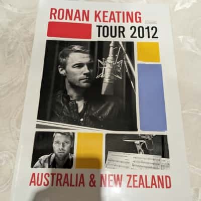 Ronan Keating Tour 2012 Program
