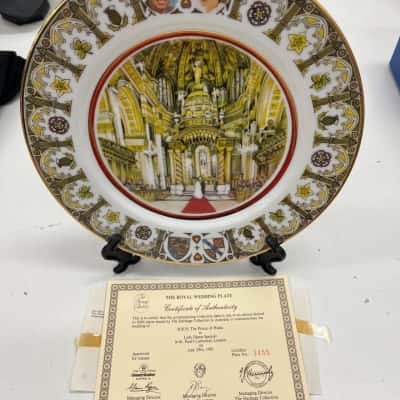 The royal wedding plate