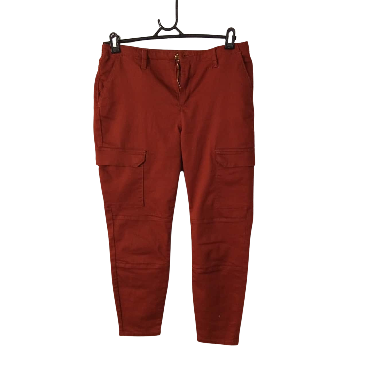 PANTS PANTS PANTS Rockmans Ladies Rust Denim 7/8 Size 12 NWT