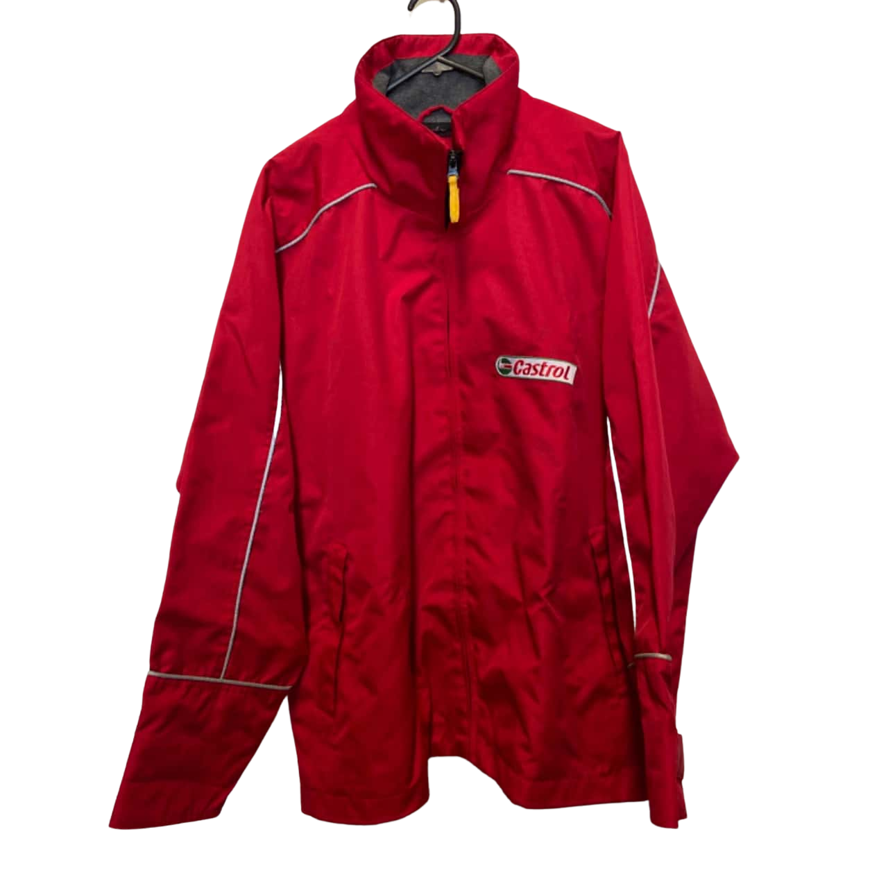 Printer/Castrol Mens High Neck Jacket Size XL Red (s)