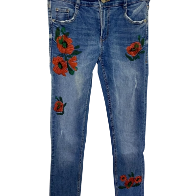 Zara Kids  Size 34 Jeans Blue / Floral 