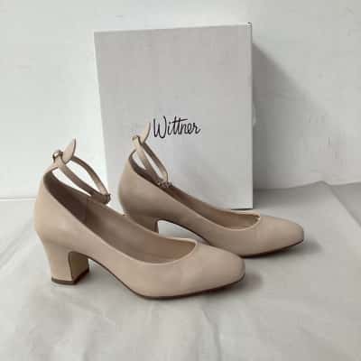 Wittner Womens  Size 37  “Audrey Cosmetic Nude colour”ankle strap shoe