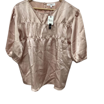 MI Moso Womens  Size 14 3/4 Sleeve Top Pink  