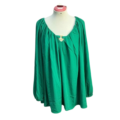beme Womens  Size 18 3/4 Sleeve Top Green 