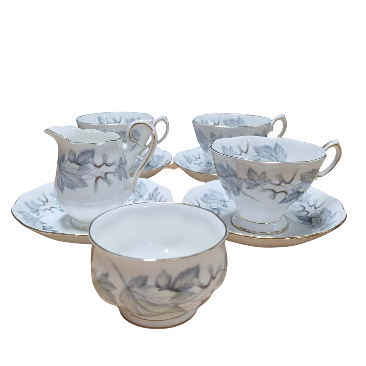 Royal Albert, Bone China, Silver Maple, Tea Set for 3(s)