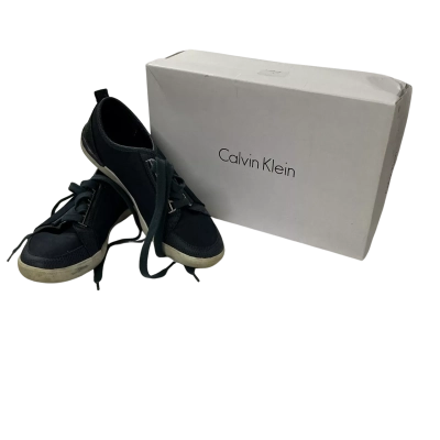 Calvin Klein Womens Size 8.5 Sneakers Navy Blue 