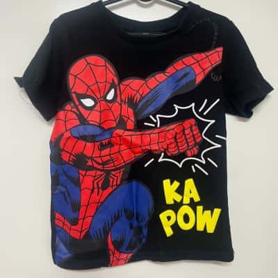 Marvel Kid's Size 5 T-Shirt - Spider-man Ka-Pow