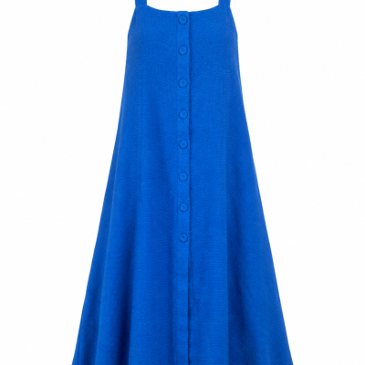 Country Road Womens  Size 14 Midi Dress Blue 