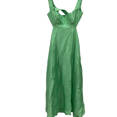 Acler Womens  Size 8 Maxi Dress Green 