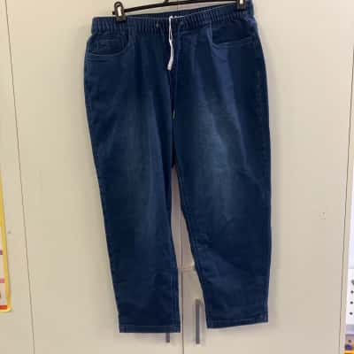 Suzannegrae Womens  Size L Wide Leg Jeans Blue 