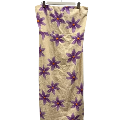 Sportsgirl Womens Size 16 Cream / Pattern / Purple 
