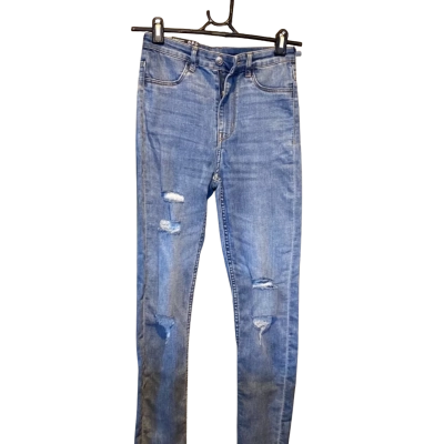 Divided H&M Womens  Size 8 High-Waisted Jeans / Skinny Jeans Blue 