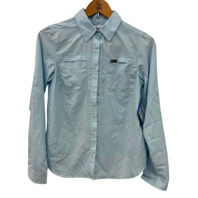Columbia Womens  Size S Long Sleeve Shirt Teal 