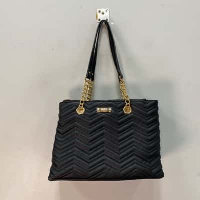 Markai Womens Handbag Black  / Gold - **NEW***