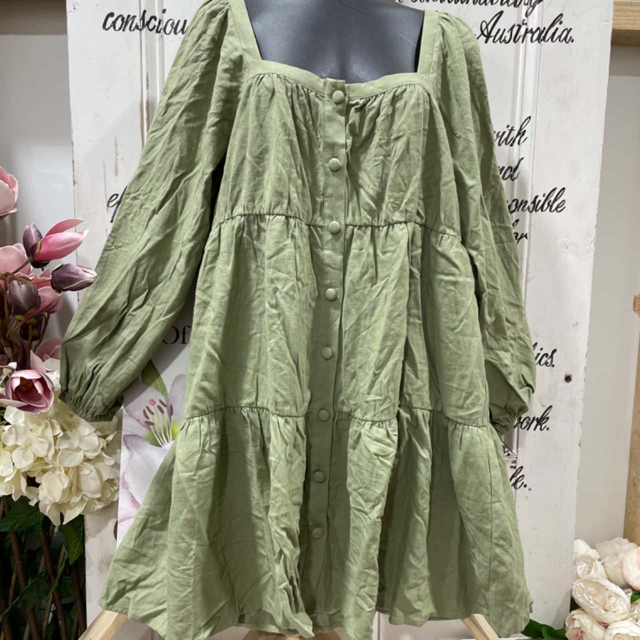 LINEN & VISCOUS BLEND!! AS NEW!! SPORTSGIRL BRAND!! Womens Size 10