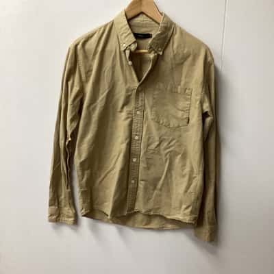 Swell Mens  Size S Long Sleeve Shirt Mustard A
