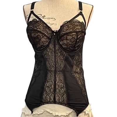 Fox & Royal Womens Size 14 Corset Black