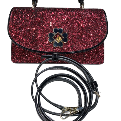 Women's KATE SPADE Evening Bag Blkcherry with shoulder strap
