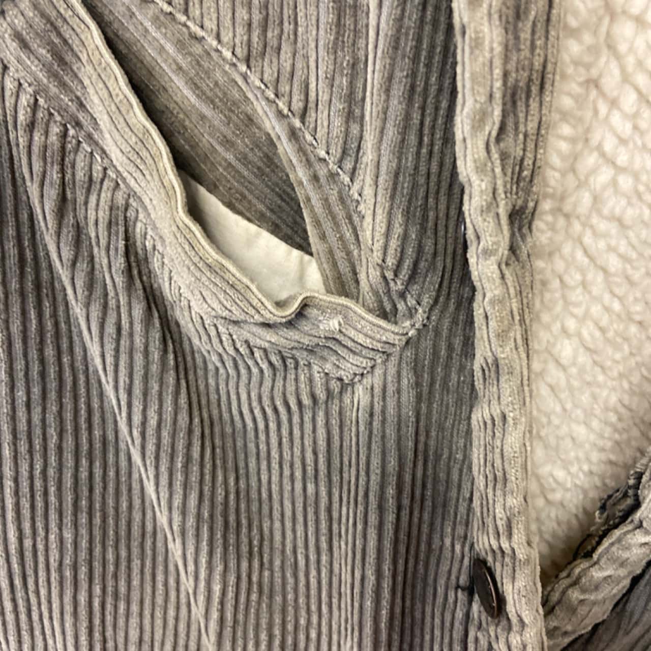 Men's Plus Size Corduroy Sherpa Collar Jacket main image 1