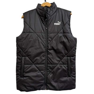 Puma Mens Vest Jacket Size S Black  