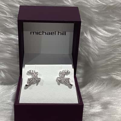 Michael Hill  Womens Sterling Silver Earrings 