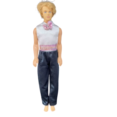 1968 Vintage Ken Doll dressed in one piece tuxedo