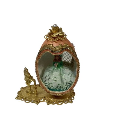 Hand Crafted Fabergé-Style Diorama Egg