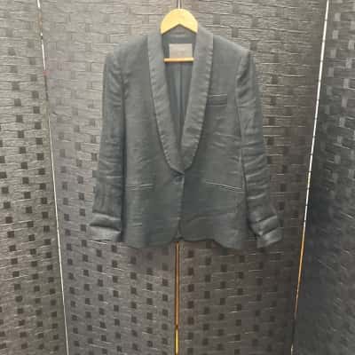 Scanlan Theodore Womens  Size 10 Blazer Black  