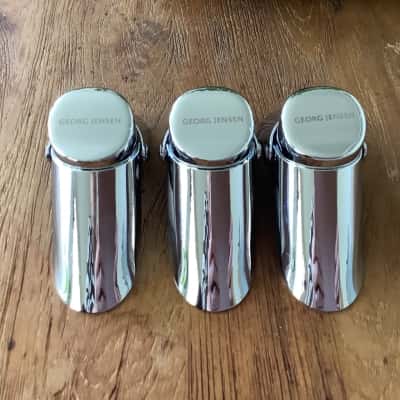 Georg Jensen. Stainless Steel Bottle Stopper. x Three