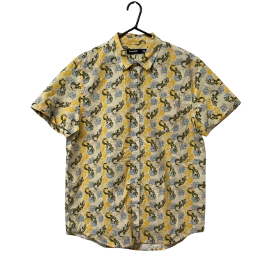 Dangerfield  Mens  Size XL  Blue / Green / White / Yellow  Hawaiin Shirt