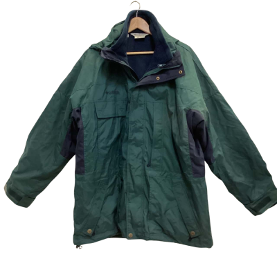 Columbia Mens  Size L Parka Green 