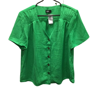  BN Dotti Green Shirt Size 14