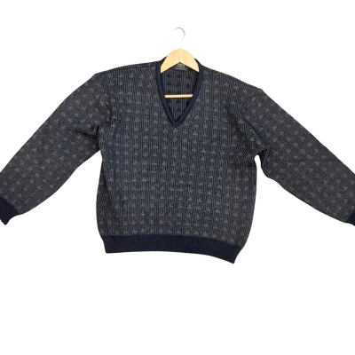 Fields Classics Mens  Size S V-Neck Jumper Blue 