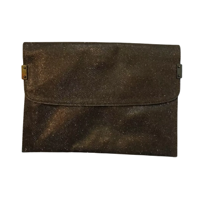 Stuart Weitzman Womens Clutch Animal print / Black  