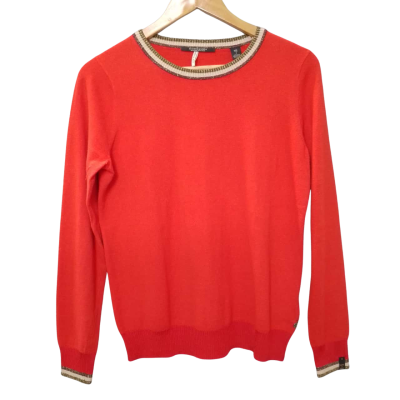 Scotch & Soda Women's Size S Red Wool-blend Jumper 