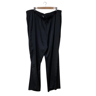 BNWT FAYT Label Womens Size 26 Black Wide Leg Pants RRP $99.00
