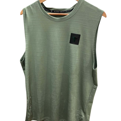 Under Armour Mens  Size 2XL Short/Singlet Sleeve Shirt Green 