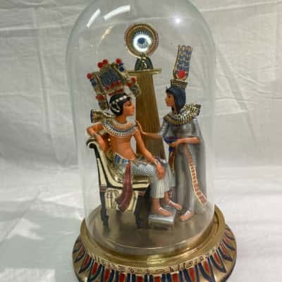 The Pharaoh and his Queen　フランクリンミント社 The Pharaoh & his Queen The Franklin Mint hand painted LE Figure