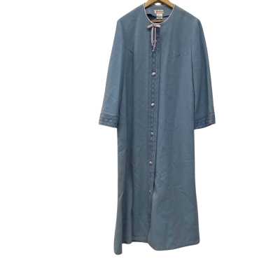 Vintage Ralston Dressing Gown Womens  Size 14 Blue 