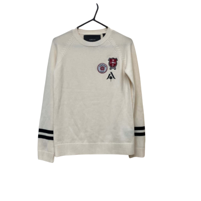 Aspenx Merino Wool Cream Jumper Size L