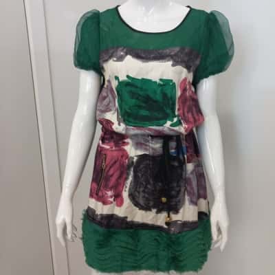 Just cavalli Size 6 silk mini dress