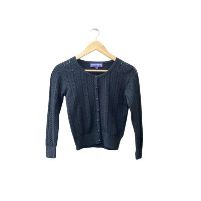 Princess Highway Size 6 Button-down Cardigan Black  