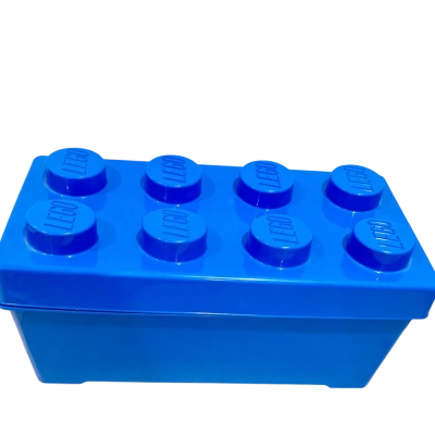 Lego Storage Brick Case Blue 8 Stud Medium